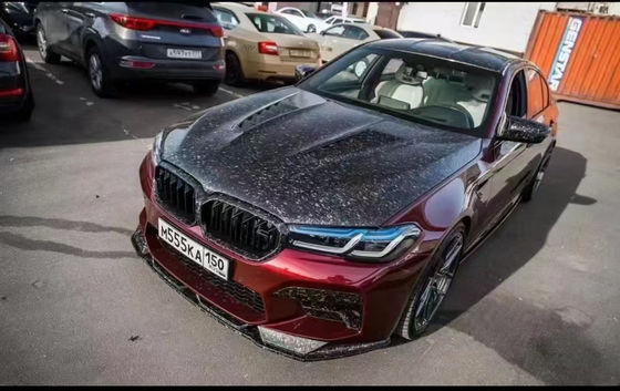 बीएमडब्ल्यू 5 सीरीज G30 G38 F90 कार्बन फाइबर मशीन कवर G30 G38 F90 सूखी कार्बन फाइबर इंजन हैच कवर के लिए