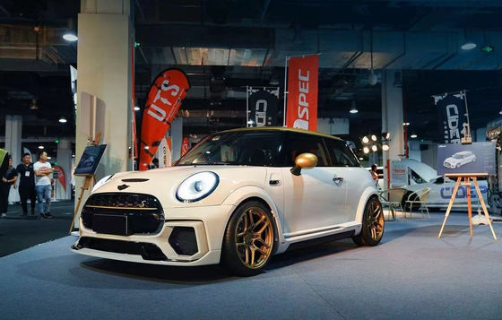 बीएमडब्ल्यू MINI कार्बन फाइबर बॉडी किट के लिए MINI अपग्रेड एएसपी स्टाइल फ्रंट और रियर बम्पर साइड स्कर्ट स्पोइलर वाइड बॉडी किट