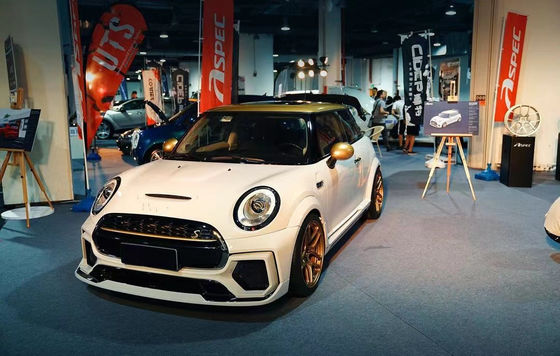 बीएमडब्ल्यू MINI कार्बन फाइबर बॉडी किट के लिए MINI अपग्रेड एएसपी स्टाइल फ्रंट और रियर बम्पर साइड स्कर्ट स्पोइलर वाइड बॉडी किट