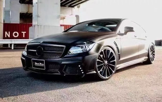 मर्सिडीज W218 CLS300 CLS350 CLS500 के लिए WALD स्टाइल बॉडी किट फ्रंट और रियर बंपर साइड स्कर्ट