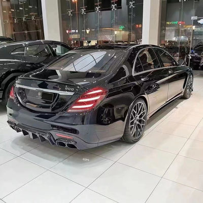 ब्रैस टाइल फ्रंट फावड़ा रियर डिफ्यूज़र मर्सिडीज-बेंज W222 AMG S63 S65 S63 S65 कार्बन फाइबर बॉडी किट के लिए