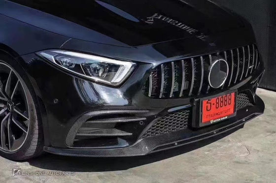 2018-2022 के लिए बिक्री मर्सिडीज CLS300 CLS350 W257 कार्बन फाइबर बॉडी किट CLS कार्बन फाइबर फ्रंट स्कूप स्पोइलर रियर डिफ्यूज़र