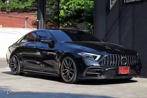 2018-2022 के लिए बिक्री मर्सिडीज CLS300 CLS350 W257 कार्बन फाइबर बॉडी किट CLS कार्बन फाइबर फ्रंट स्कूप स्पोइलर रियर डिफ्यूज़र