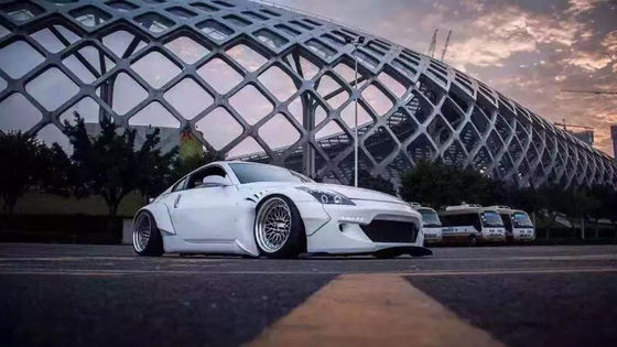350Z निसान बॉडी किट रेजिन फाइबर बम्पर रियर डिफ्यूज़र ऑटो फ्रंट स्पोइलर साइड स्कर्ट