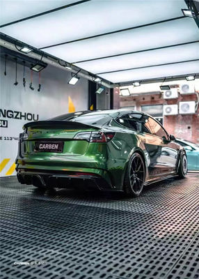 FPR 2019 Spoiler For Tesla Model 3 बॉडी किट 2022 ACP स्टाइल फ्रंट एंड रियर बंपर