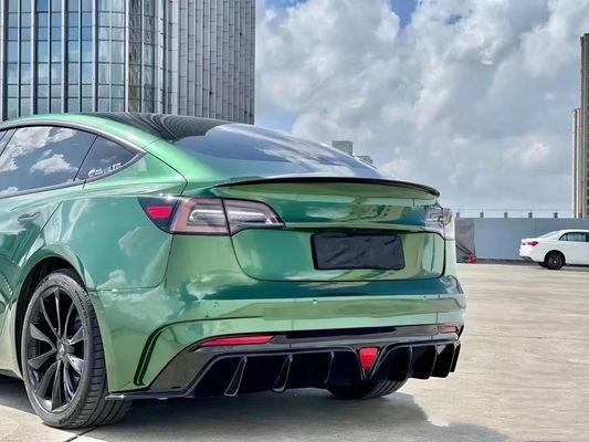 FPR 2019 Spoiler For Tesla Model 3 बॉडी किट 2022 ACP स्टाइल फ्रंट एंड रियर बंपर