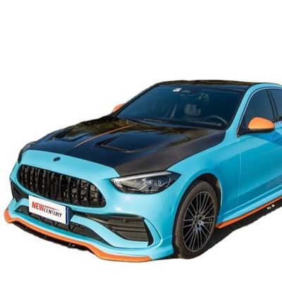 मर्सिडीज W206 C180C260 C300 कार्बन फाइबर हुड W206 कार्बन फाइबर हुड इंजन हैच कवर के लिए ऑटो पार्ट्स