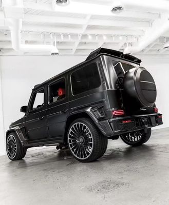 W464 G500 G63 मर्सिडीज बॉडी किट G800 स्टाइल कार फ्रंट बंपर स्पोइलर व्हील आर्क